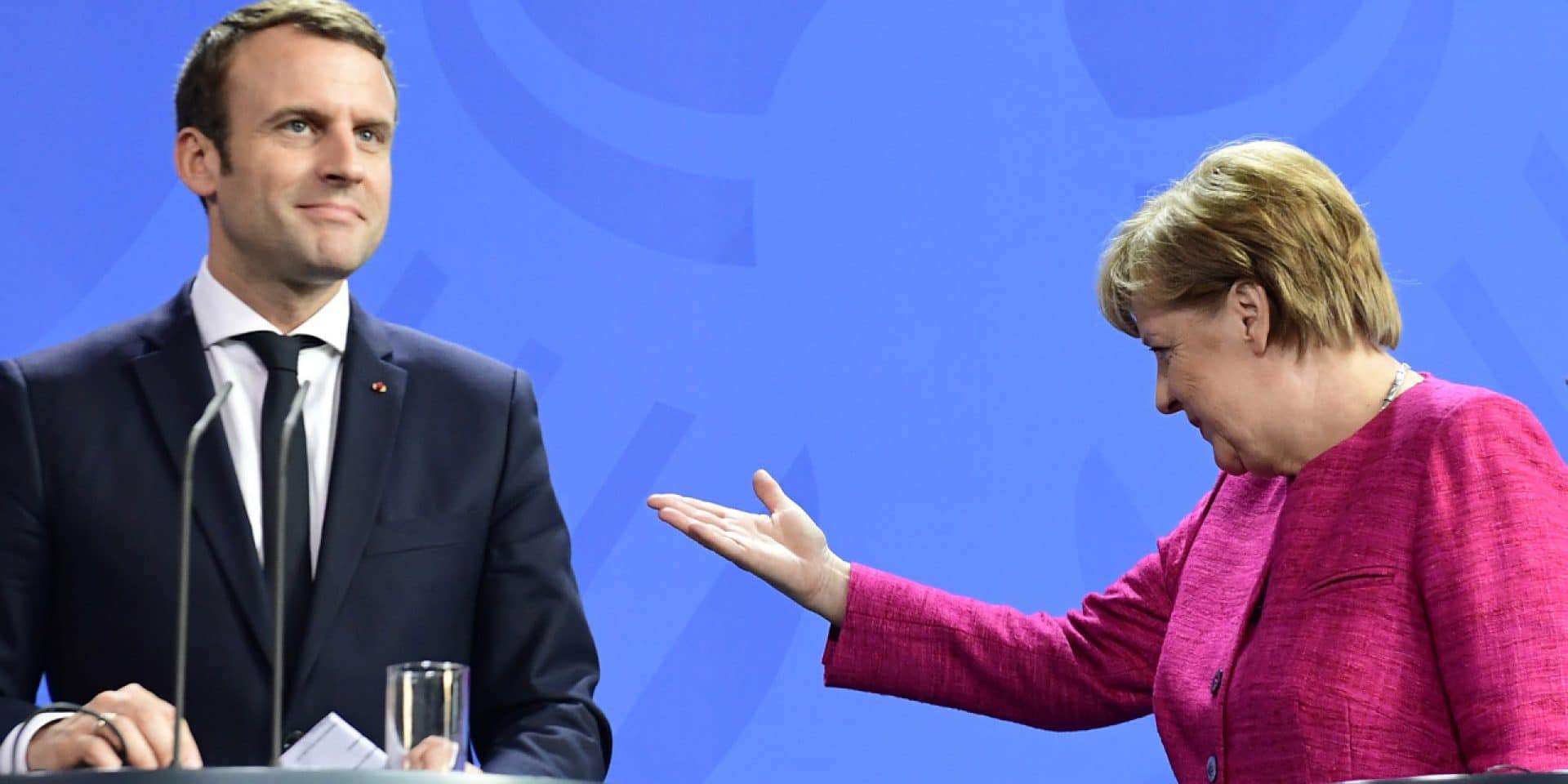 Merkel en Macron